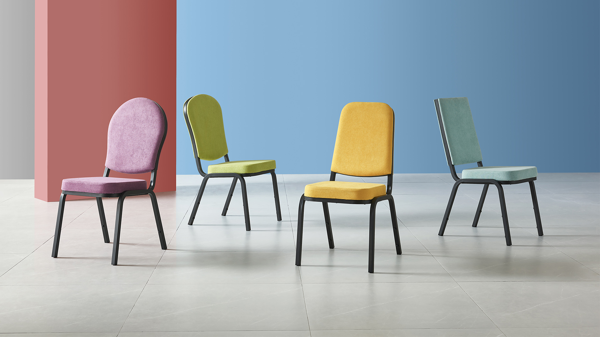 The benefits of stackable chairs to the function and layout of a hotel space