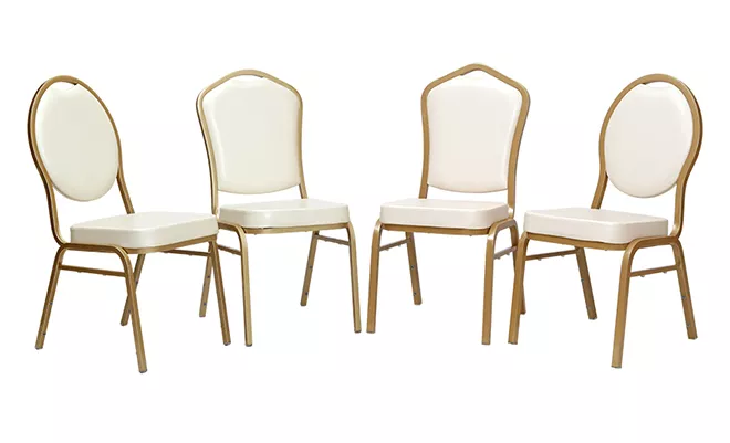 Chic and stylish aluminum stacking hotel banquet chair Yumeya YL1041