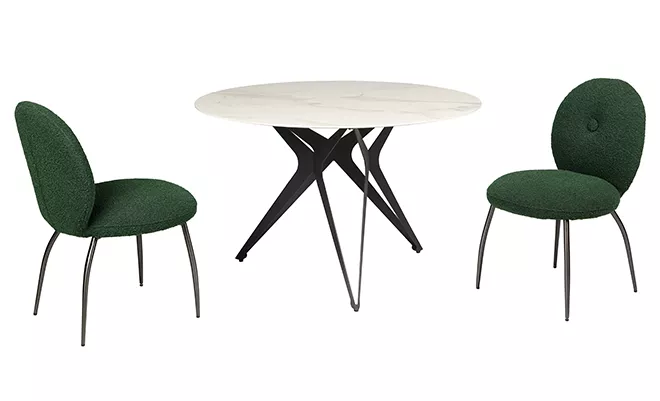 Modern unique design round dining table for hotel bedroom Yumeya GT742