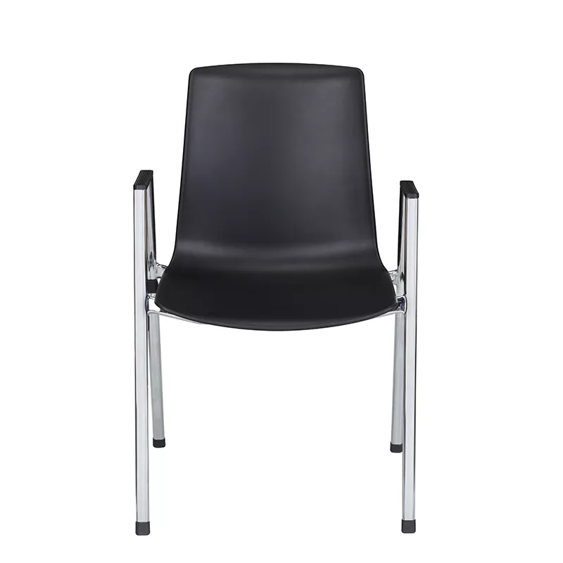 Black classic plastic chair for hotel meeting room use Yumeya MP001