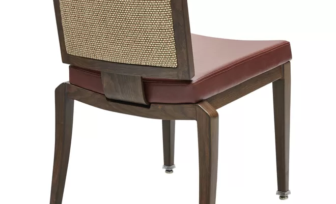 Royal Appeal Modern Flex Back Yumeya YY6060-2 Aluminum Metal Wood Grain Chair