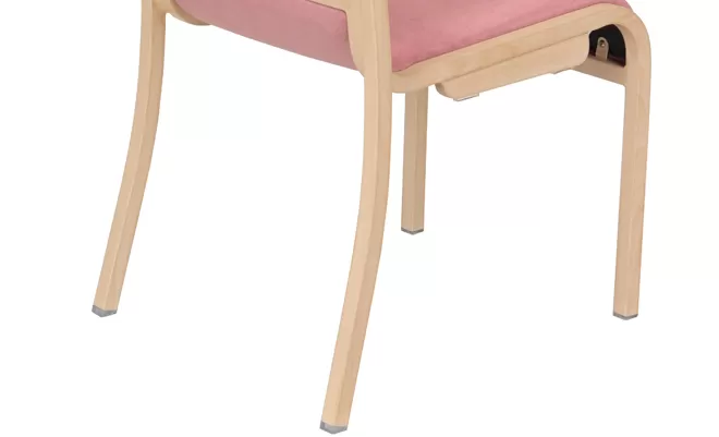 Stylish & stackable aluminum banquet chair YL1438-PB Yumeya