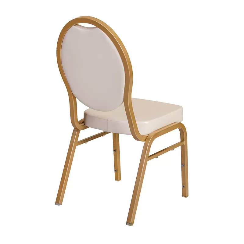 Elegant and Stackable Banquet Chairs In White YL1459 Yumeya