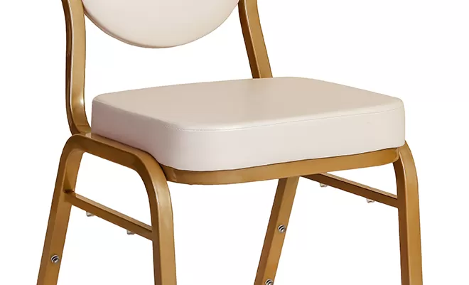 Elegant and Stackable Banquet Chairs In White YL1459 Yumeya