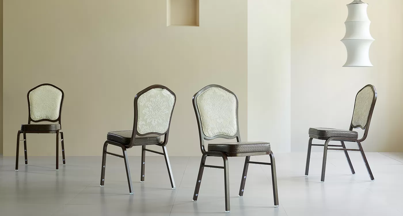 Classically Floral Hotel Banquet Chairs YL1346 Yumeya