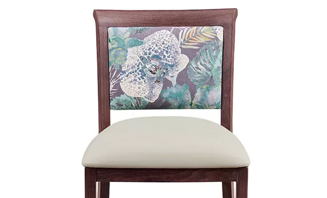 Yumeya's Durable Bespoke Print Dining Chair