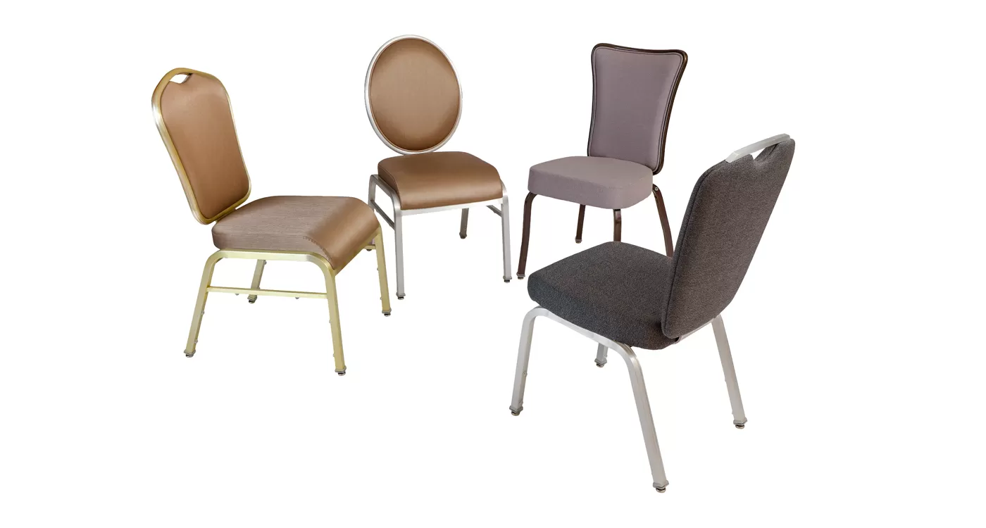 Attractive And Space-Efficient Flex Back Hotel Banquet Chairs Bespoke YY6099 Yumeya